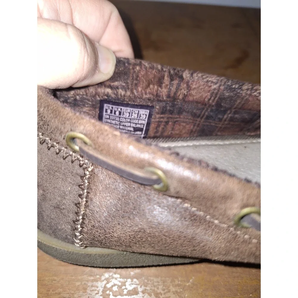 BOBS from Skechers Womens Brown Memory Foam Slip On Loafers 33731 BRN Size 9